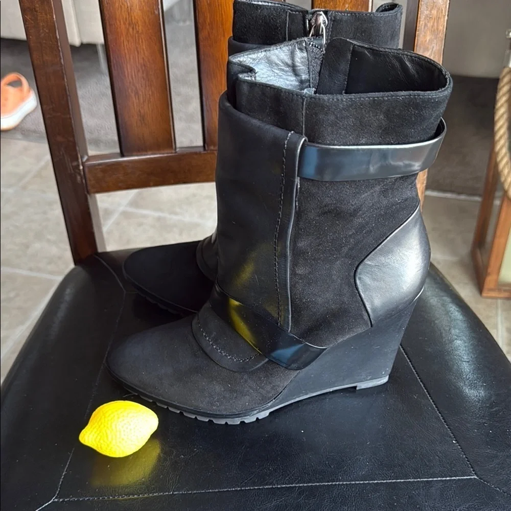 New 10 Crosby Derek Lam Black Women's Ankle Boots